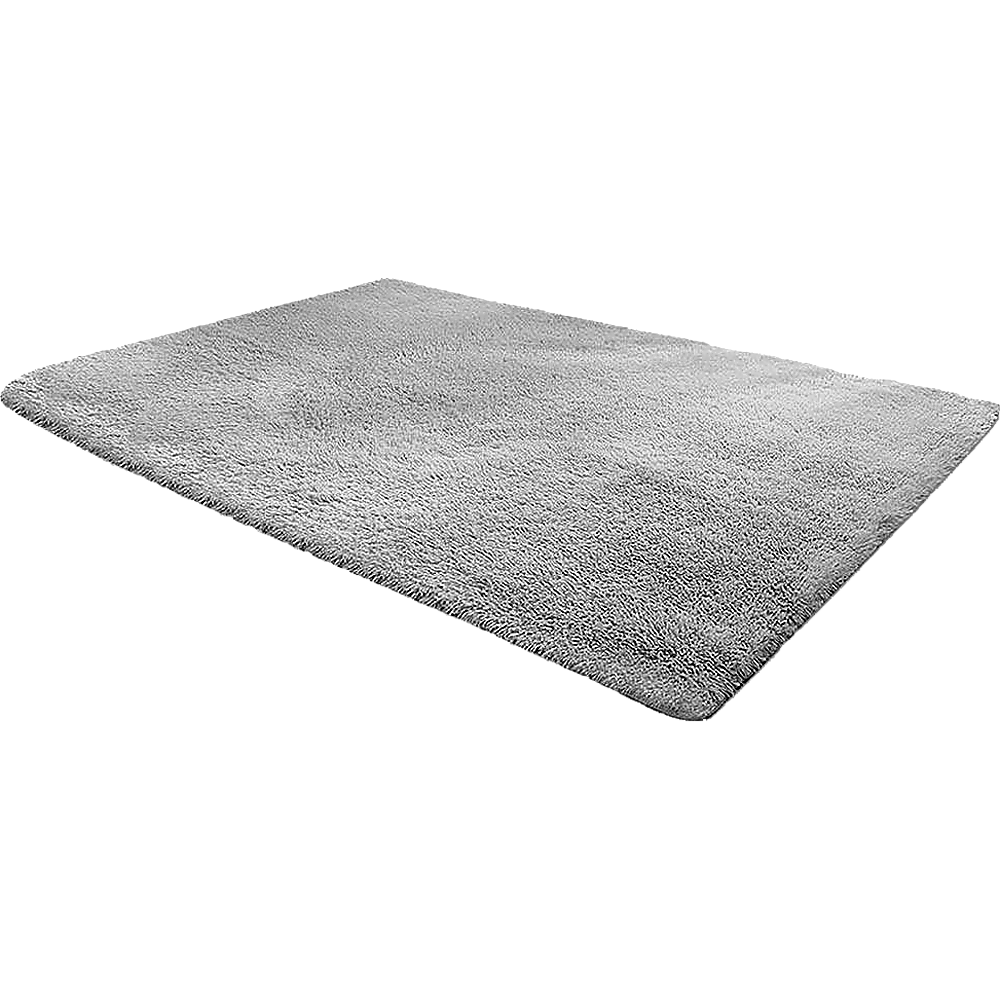 200x140cm Large Shaggy Rug Area Carpet Bedroom Living Room Mat - Grey