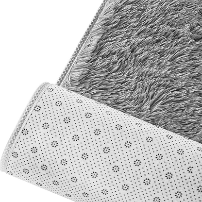 230x200cm Large Shaggy Rug Area Carpet Bedroom Living Room Mat - Grey