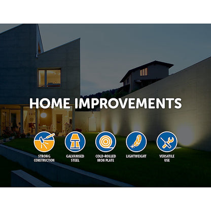 Black Fire Pit Square Log Patio Garden Heater