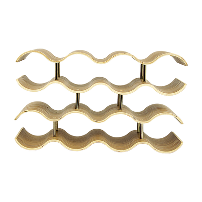 Wooden Wave Wine Rack