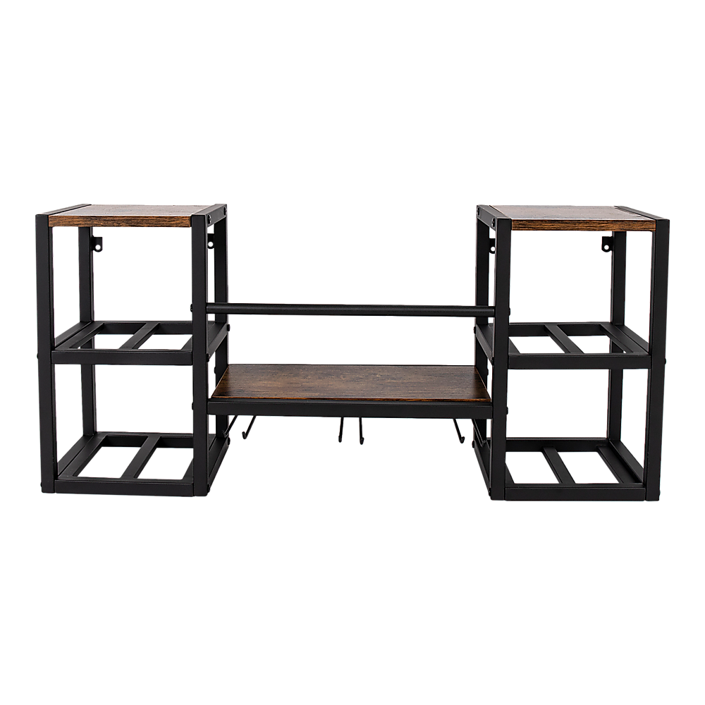 Wall Mounted Wine Rack 3 Stem Glass Holder