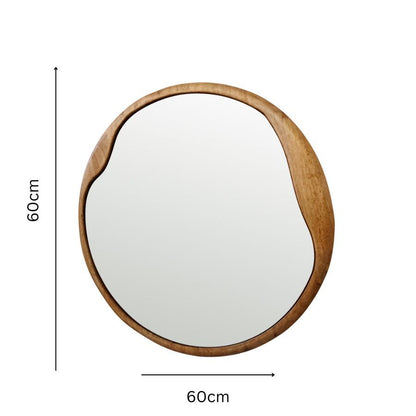 Mid Century Wall Mirror - 60x60cm