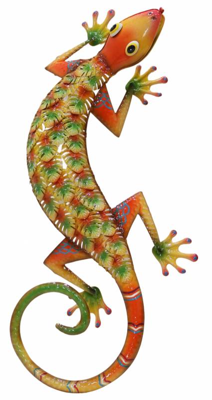 Gecko Wall Art 34x71cm