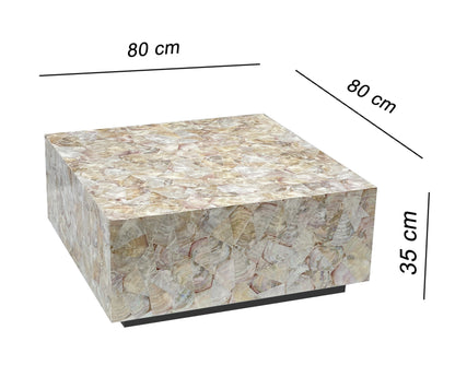 Cluster Mother of Pearl Coffee Table - Hand Made