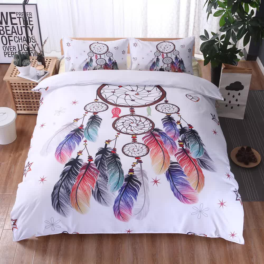 Dream Catcher Printed Quilt Cover Set  - 2PC