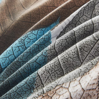 Classic Leaves Quilt Cover Set - 3 PC