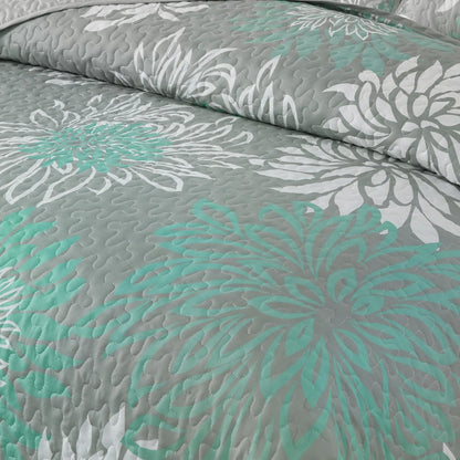 Elegant Quilted Coverlet - 3PC