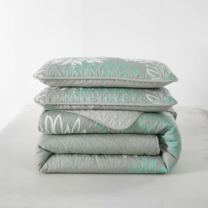 Elegant Quilted Coverlet - 3PC