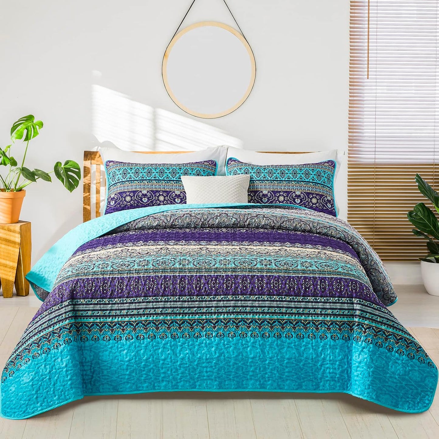 Tranquil Quilted Coverlet - 3PC