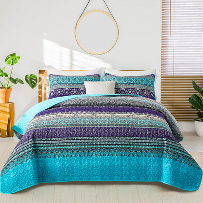 Tranquil Quilted Coverlet - 3PC