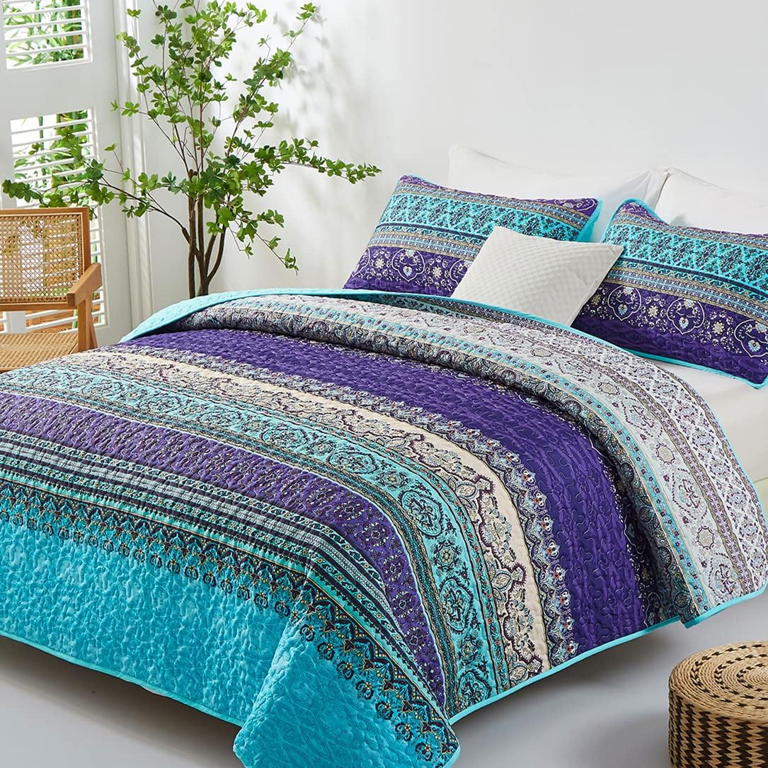 Tranquil Quilted Coverlet - 3PC
