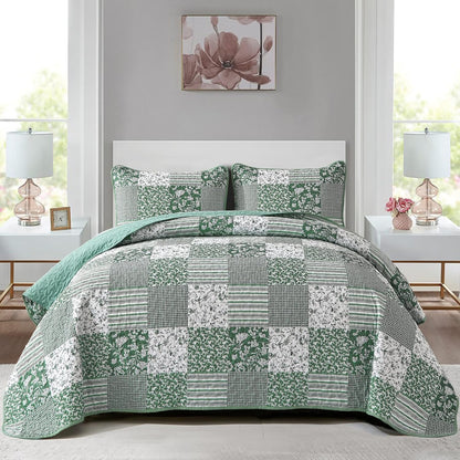 Delightful Quilted Coverlet - 3PC