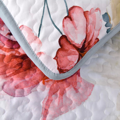 Vibrant Quilted Coverlet - 3PC