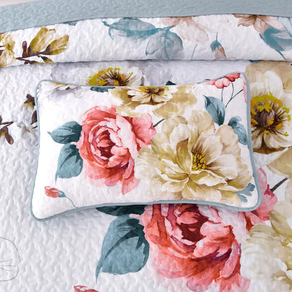 Vibrant Quilted Coverlet - 3PC