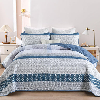 Dazzling Quilted Coverlet - 3PC