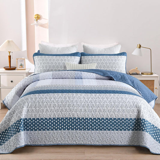Dazzling Quilted Coverlet - 3PC