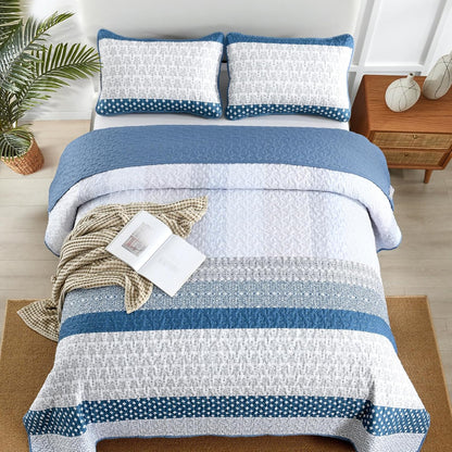 Dazzling Quilted Coverlet - 3PC