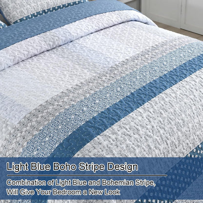 Dazzling Quilted Coverlet - 3PC