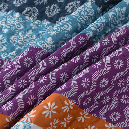 Quirky Quilted Coverlet - 3PC