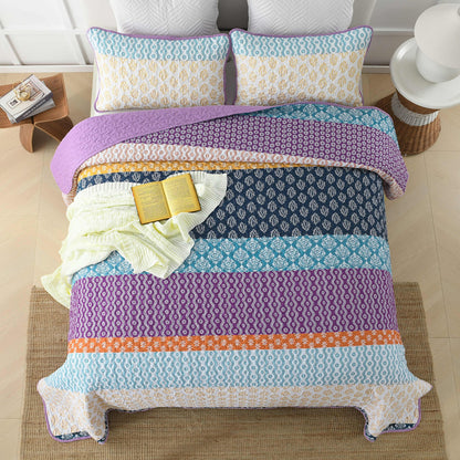 Quirky Quilted Coverlet - 3PC