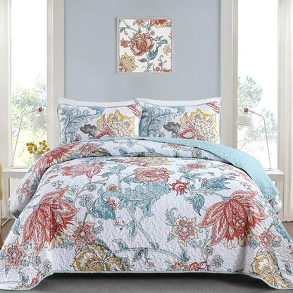 Jazzy Quilted Coverlet - 3PC