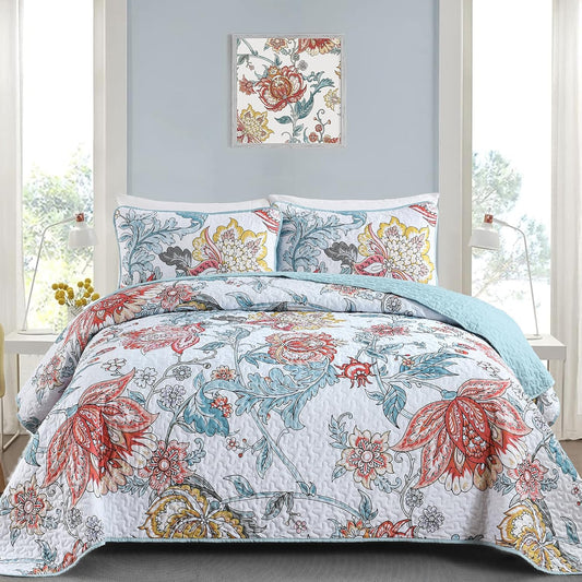 Jazzy Quilted Coverlet - 3PC