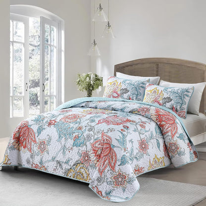 Jazzy Quilted Coverlet - 3PC