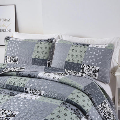 Vivacious Quilted Coverlet - 3PC