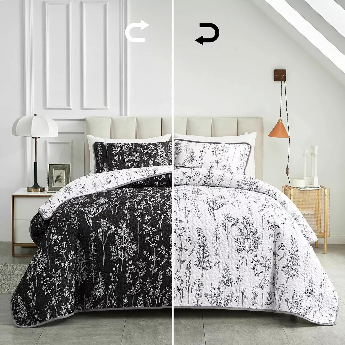 Cultured Quilted Coverlet - 3PC