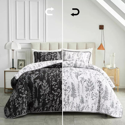 Cultured Quilted Coverlet - 3PC