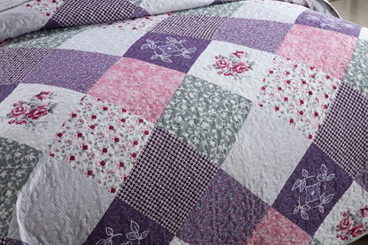 Quaint Quilted Coverlet - 3PC