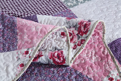 Quaint Quilted Coverlet - 3PC
