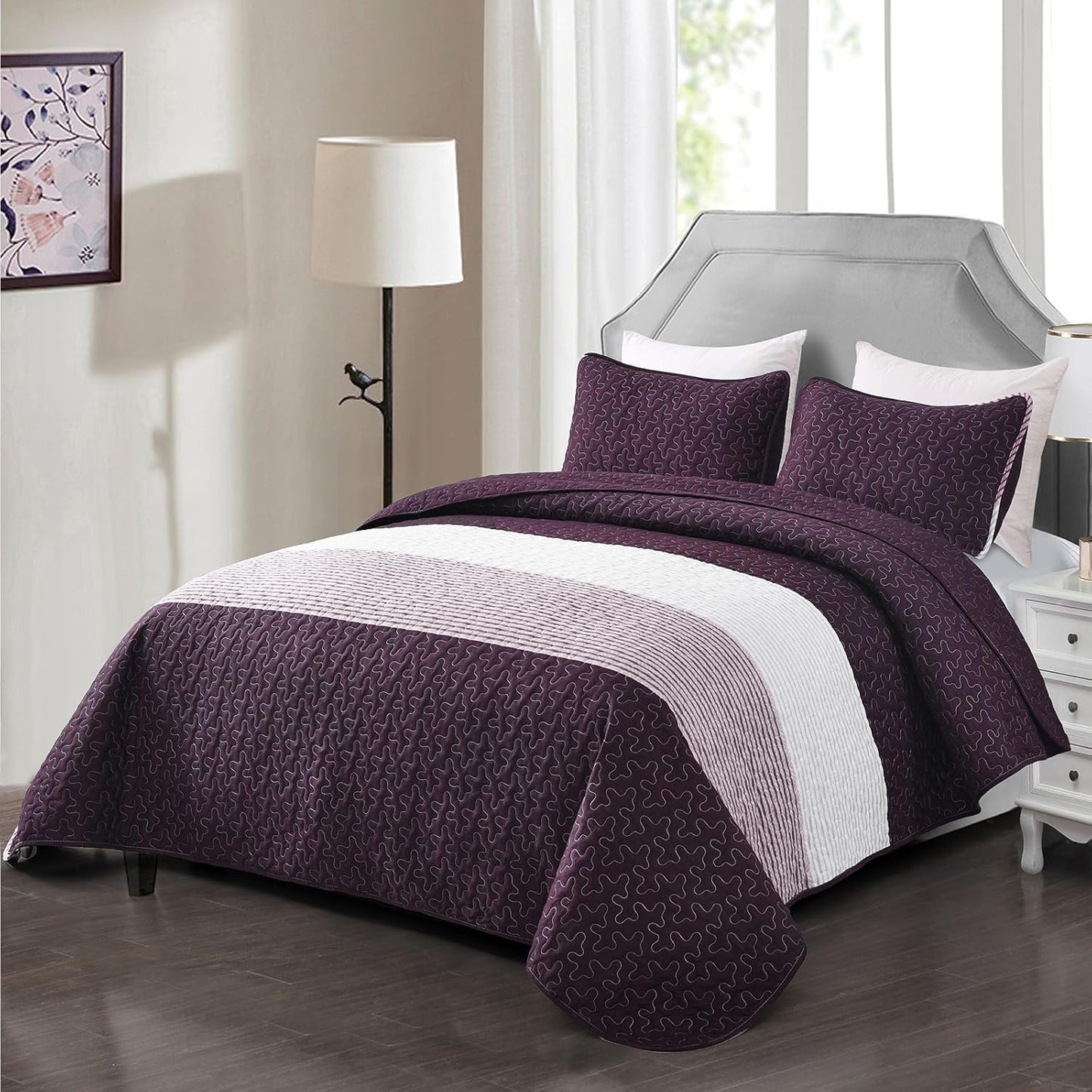 Radiant Quilted Coverlet - 3PC