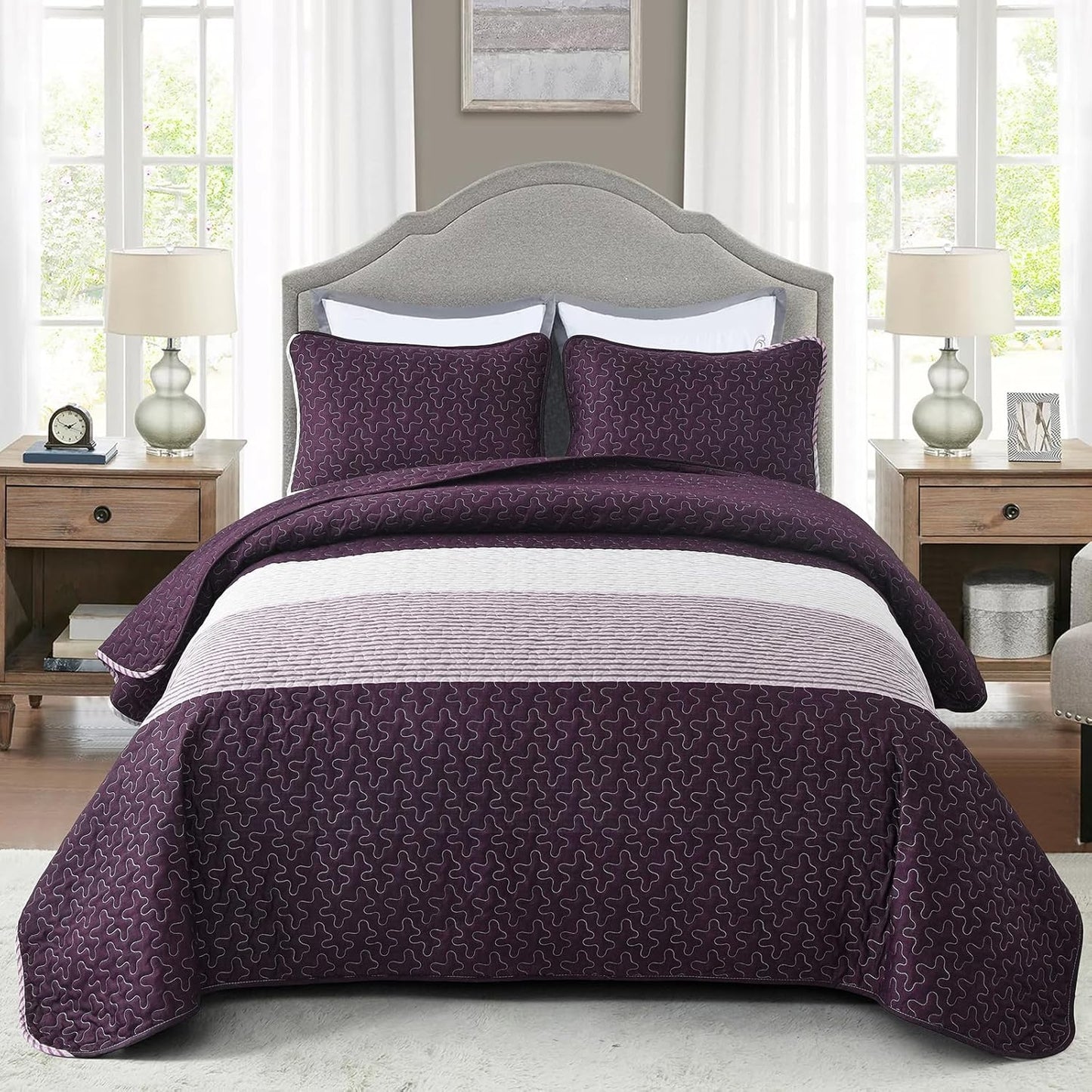 Radiant Quilted Coverlet - 3PC