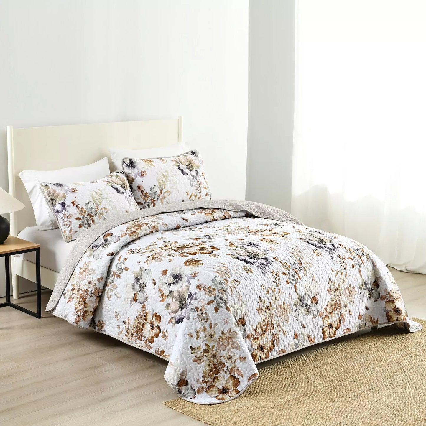 Zen Quilted Coverlet - 3PC