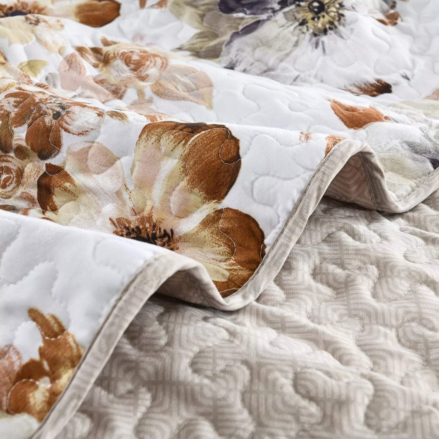 Zen Quilted Coverlet - 3PC