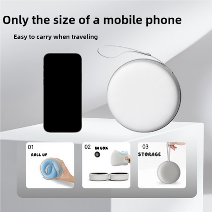 Ergonomic Memory Foam Travel Pillow - Green