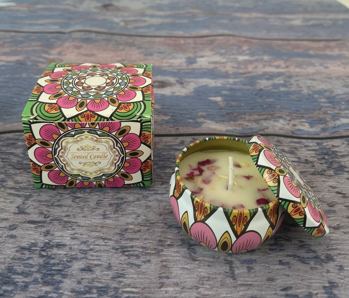 Vanilla Cream Luxe – Scented Candle Gift Set (4-Pack)