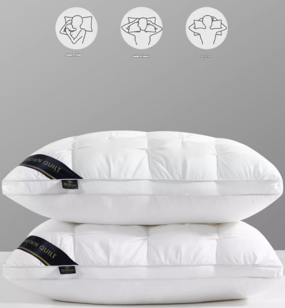 White Luxury Adjustable Bed Pillow Set - Twin Packs
