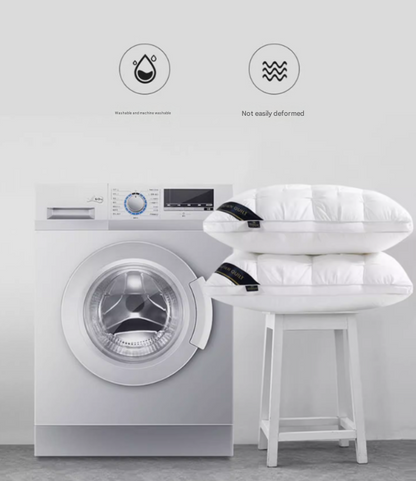 White Luxury Adjustable Bed Pillow Set - Twin Packs