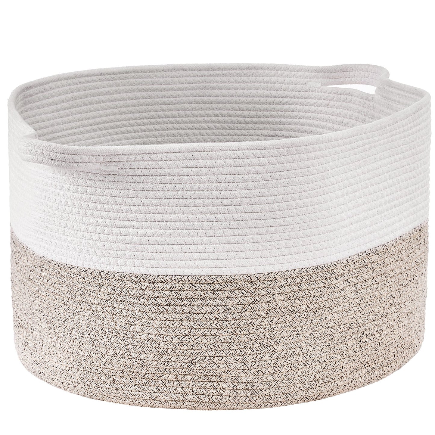 Cotton Rope Woven Blanket Basket