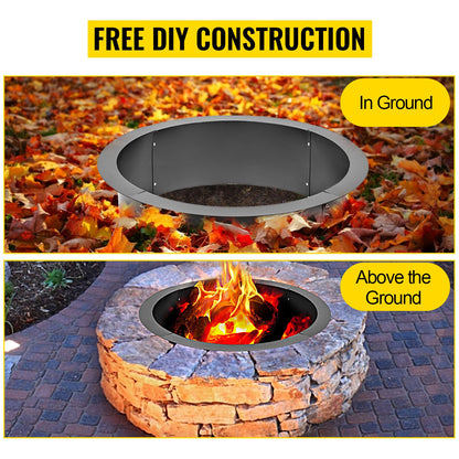 Outdoor Fire Pit Ring - 106cm