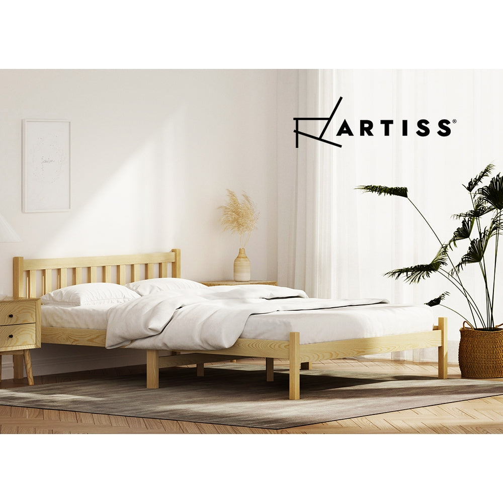 Sofie Double Bed Frame - Oak