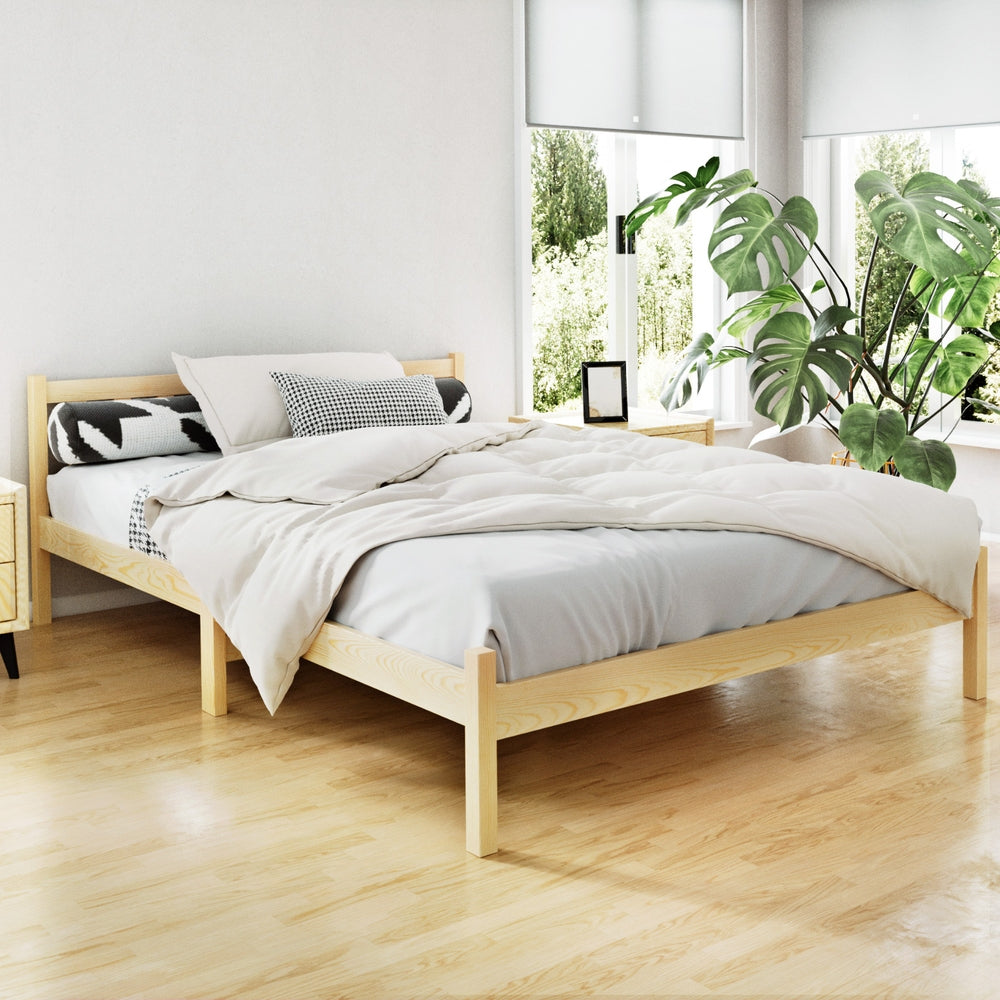 Sofie Double Bed Frame - Oak