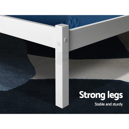 Sofie Queen Bed Frame - White