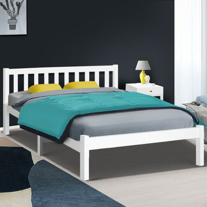 Sofie Queen Bed Frame - White