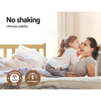 Sofie Single Bed Frame - Oak