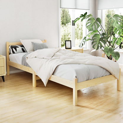Sofie Single Bed Frame - Oak