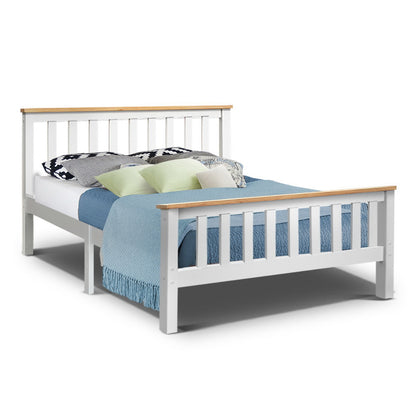 Pony Double Bed Frame - White