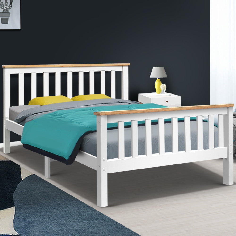 Pony Double Bed Frame - White